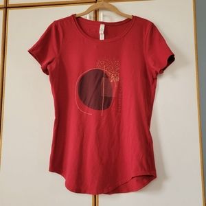 Lululemon Graphic Love Tee 4 Red Circle Arrow